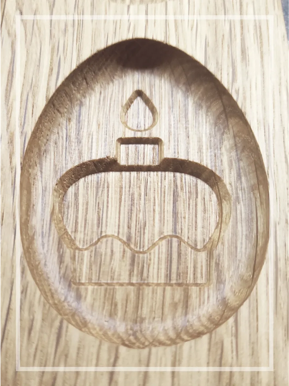 Пасхальная пряничная доска из дерева