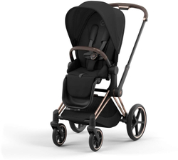 Cybex Детская коляска Priam IV Rosegold 2 в 1 цвет Sepia Black