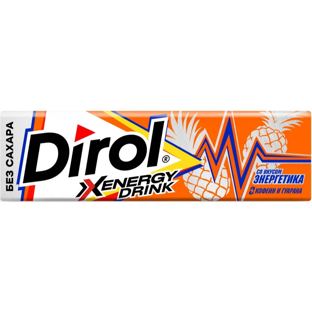 Жевательная резинка Dirol Со вкусом энергетика 13,6 гр
