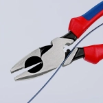 Плоскогубцы электромонтера черненые 240 мм Knipex 09 01 240