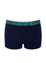 Мужские трусы-боксеры с широкой резинкой с рисунком в виде сот (Размер: XXL) (Цвет: красный)