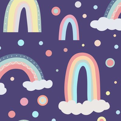 Радуга на фиолетовом