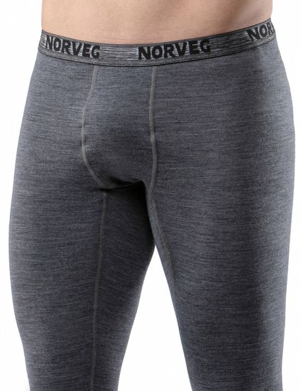 Термобелье мужское кальсоны Norveg Soft  15SMP003RU-014, серые