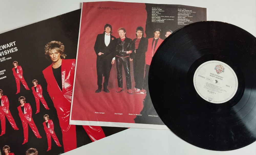 Винтажная виниловая пластинка LP Rod Stewart Body Wishes (Germany 1983)