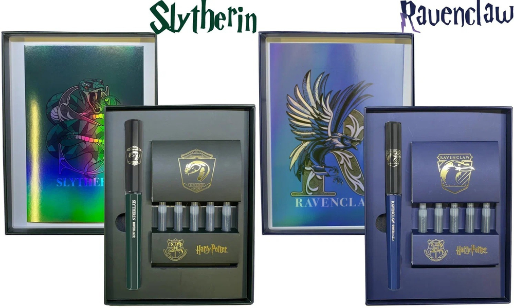 Комплект из 2-х подарочных наборов Platinum x Harry Potter: Слизерин + Рэйвенкло