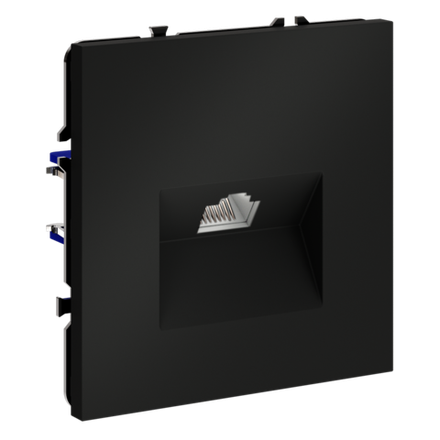 Розетка компьютерная встраиваемая VOLTUM S70 RJ45 кат.6, (черный матовый)