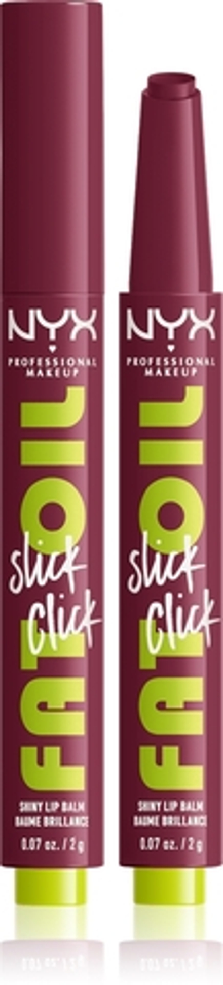 NYX Professional Makeup Fat Oil Slick Click - Тонирующий бальзам для губ оттенок 09 That's Major, 2 g