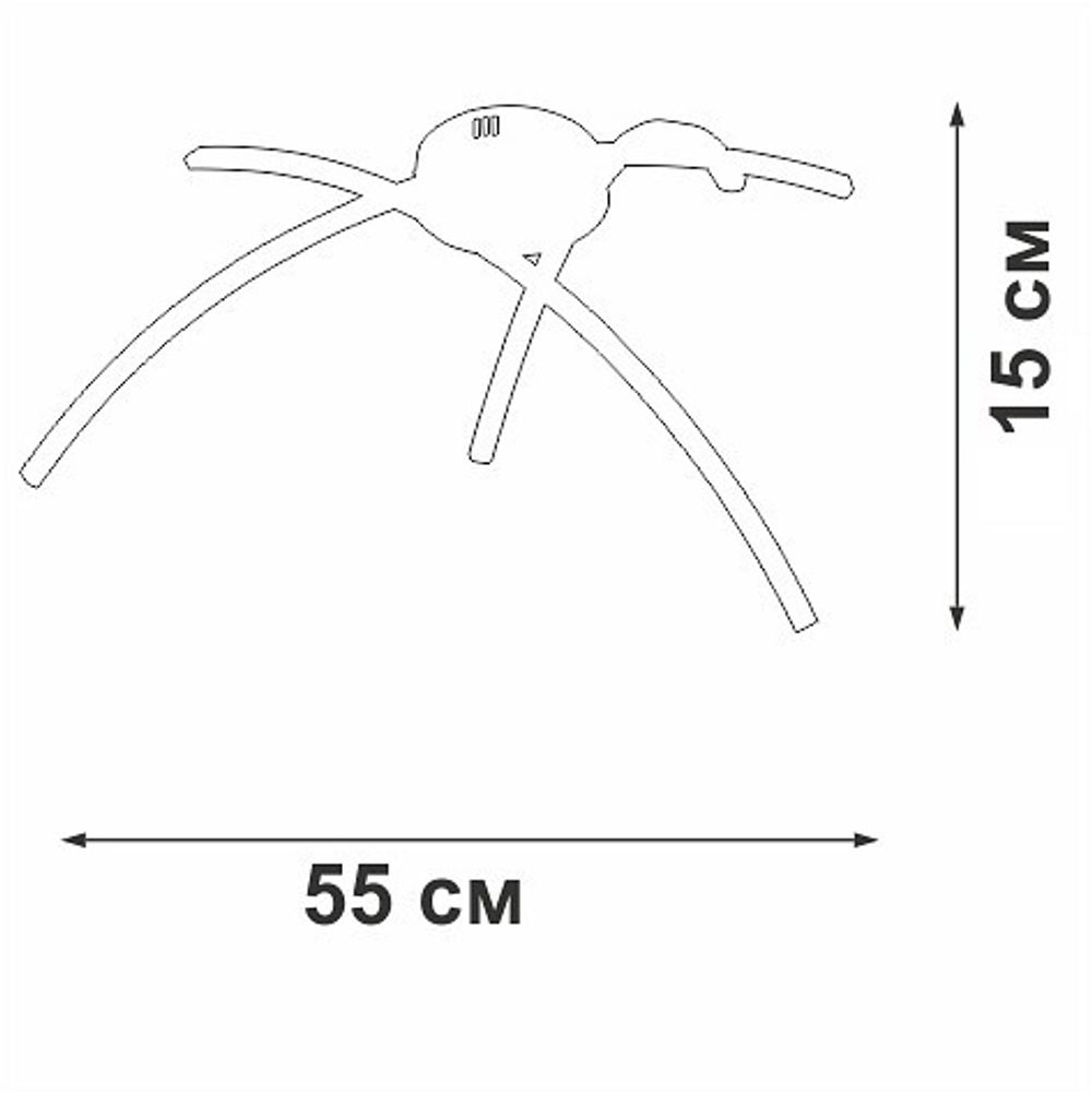 Потолочная люстра Vitaluce V2513DT V2513DT-0/3PL