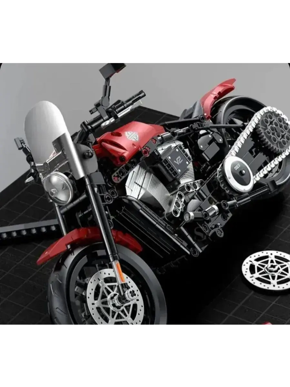 Конструктор Мотоцикл Harley Davidson 542 детали