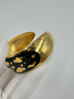 Браслет с чёрной эмалью