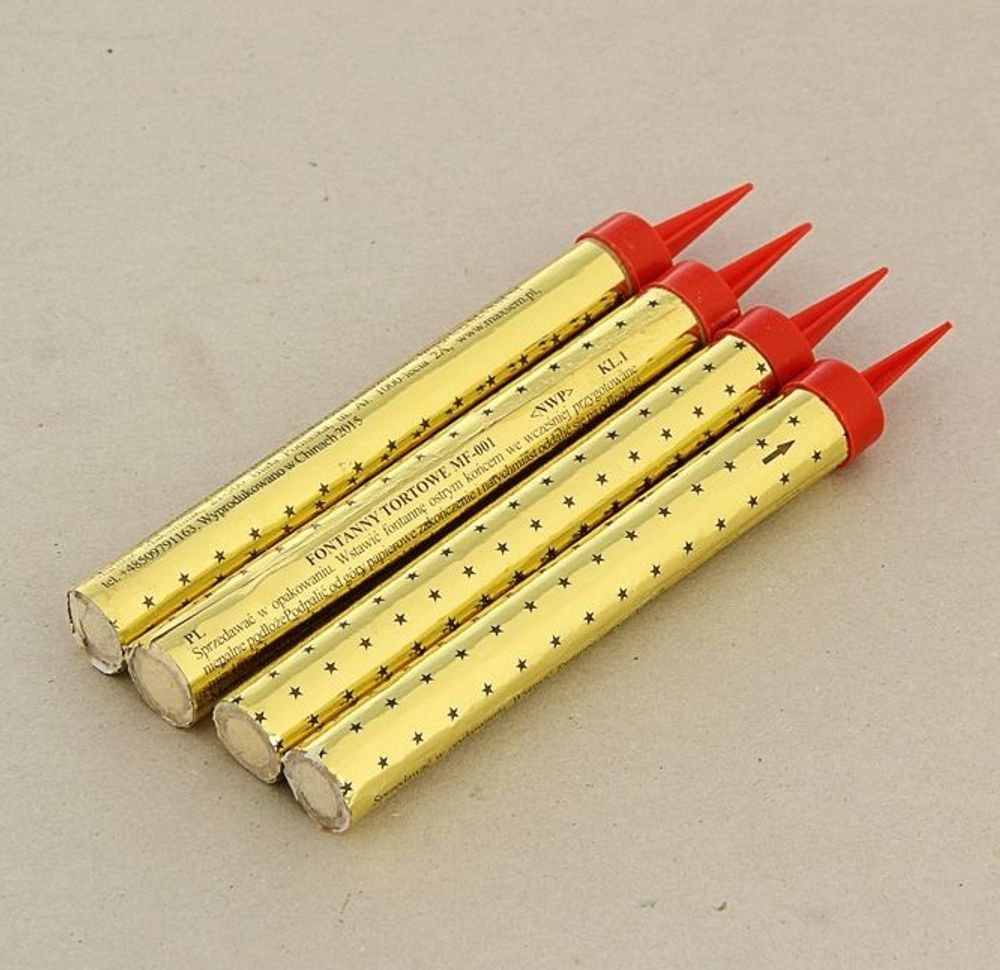 Свеча Фонтан для торта, 30 сек, 12 см  Изображение8