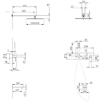 Душевая система ABBER Daheim AF8217W скрытого монтажа с изливом, белая матовая