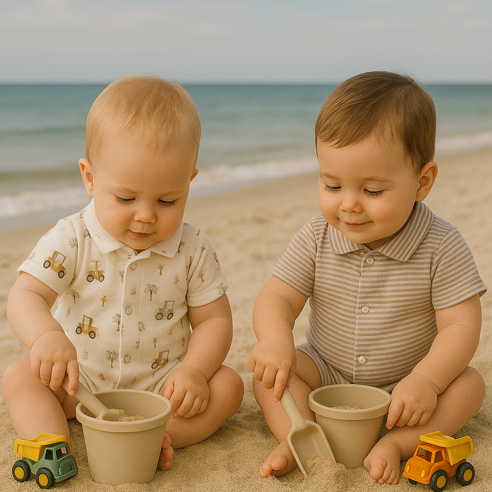 Боди кор.рукав 2 шт. в уп. "Little farmer"