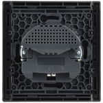 FORTE&PIANO Розетка 1-местная с заземлением с защитными шторками винтовое крепление 16А USB A+C 18Вт FP547 сталь IEK