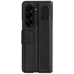 Кожаный чехол от Nillkin для Samsung Galaxy Z Fold 5, серия Aoge Leather Case с эластичным карманом для хранения S-pen