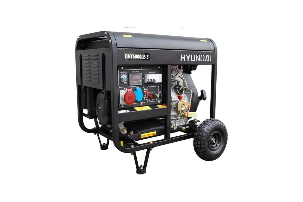Дизельный генератор HYUNDAI DHY 6000LE-3