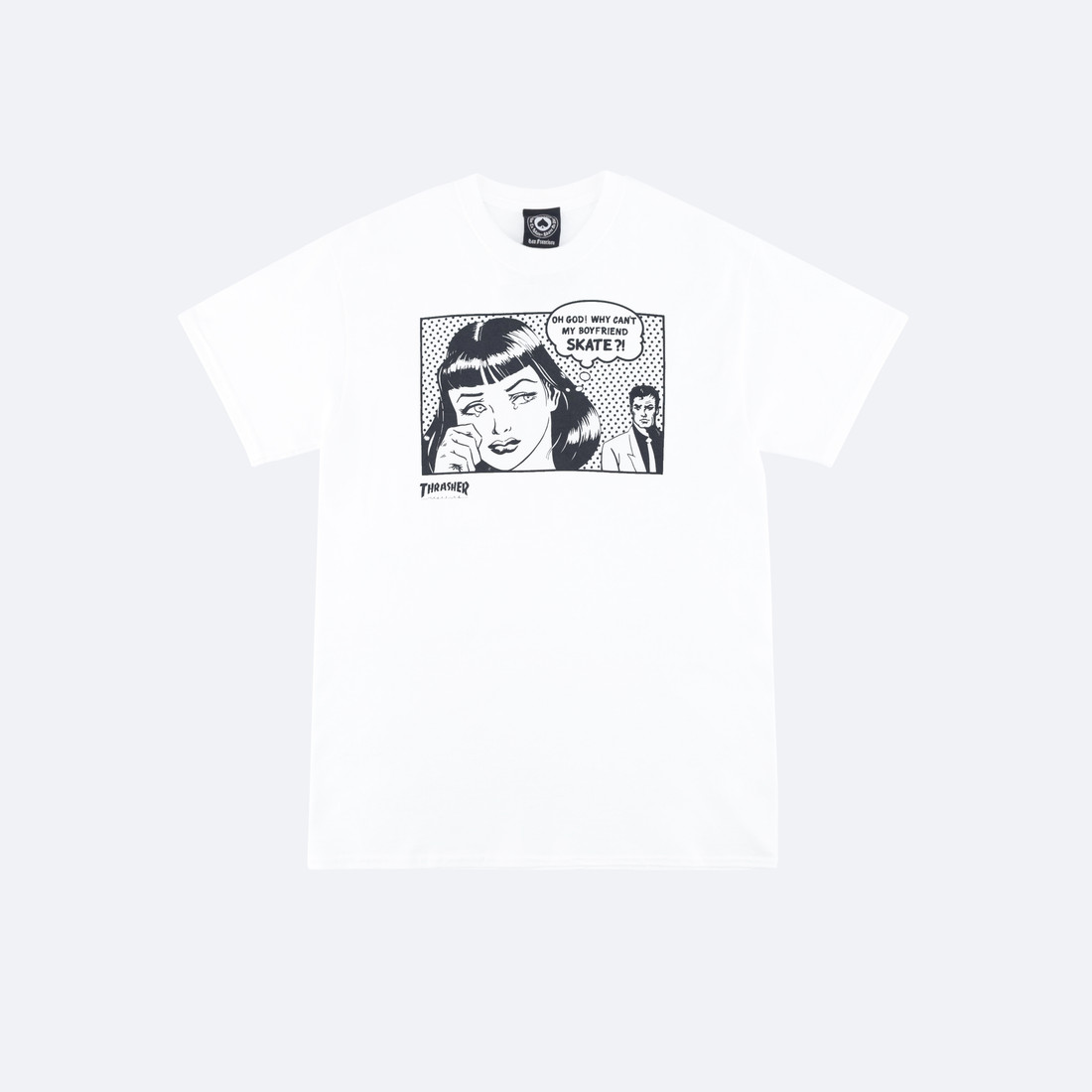 Футболка Thrasher Boyfriend (white)