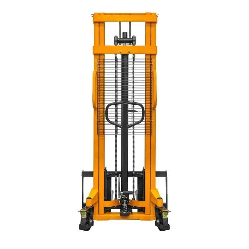 Ручной гидравлический штабелер SDJA 1525 (г/п 1.5 т, 2.5 м, раздвижные вилы) SMART