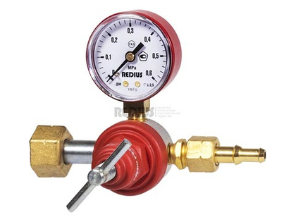 Редуктор пропановый БПО-5-2"НЕВА" (давл. 2,5/0,3 МПа, 5м3/ч) в коробке (ООО "РЕДИУС 168")