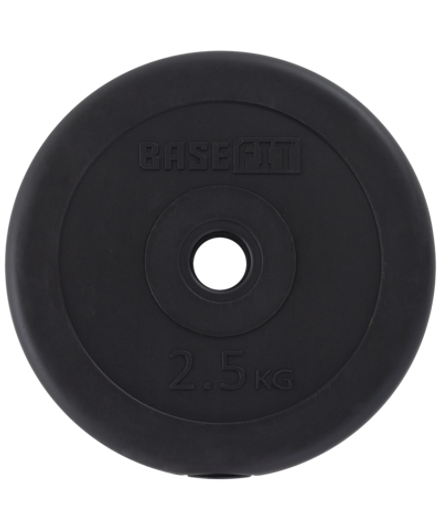 Диск пластиковый BB-203 d=26 мм, черный, 2,5 кг