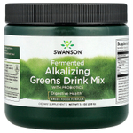 Swanson, Смесь для приготовления напитков из ферментированной подщелачивающей зелени с пробиотиками, 210 г (7,4 унции)