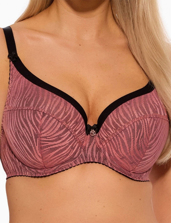 Бюстгальтер с полупоролоном Gaia 1259 LISE PU античная роза