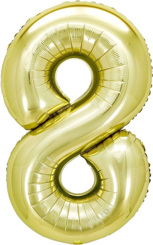 Цифра 8 Белое золото 40&quot; К