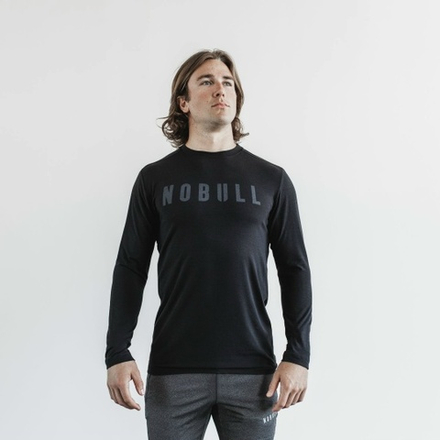 Черный лонгслив NOBULL