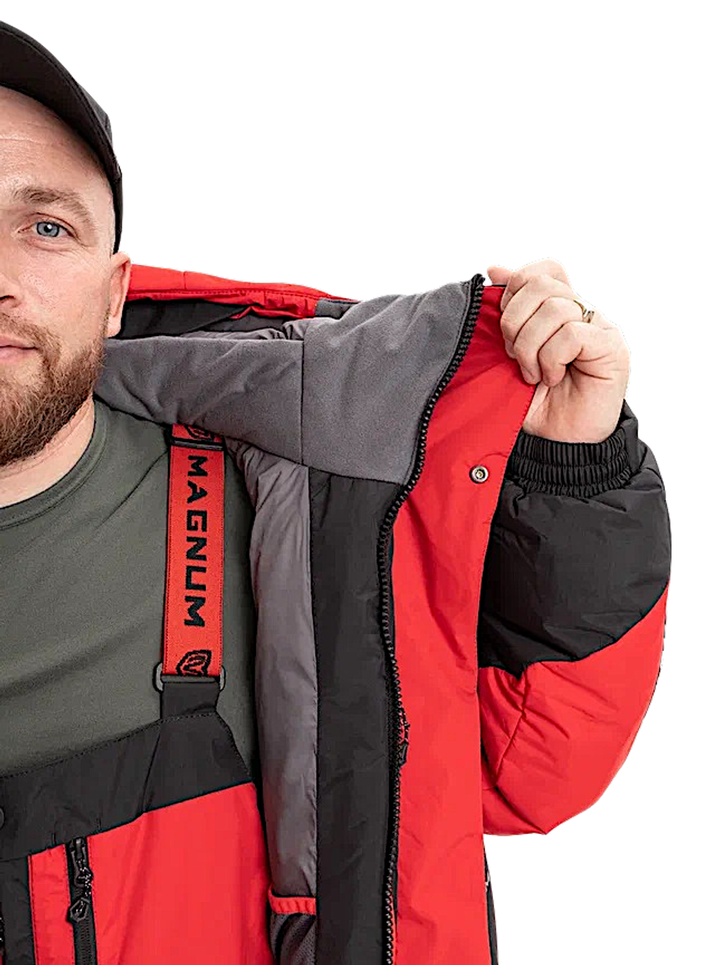 Костюм Magnum зимний Genesis -35°С 20/19 Красный / Чёрный MFW1-GNS-1RBL -