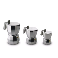 Alessi - Алюминиевая Турка кофеварка  Moka на 6 чашек. / артикул   DC06/6  / GTIN 8003299434992