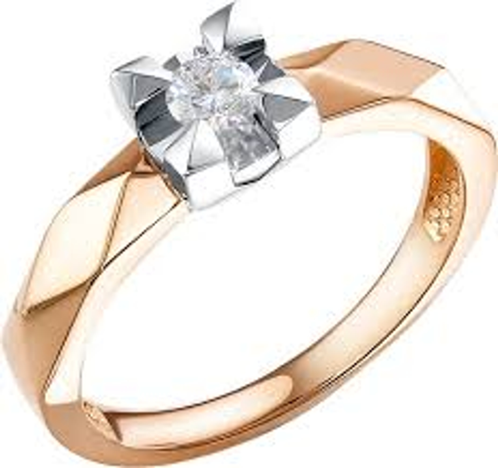 Кольцо из золота с бриллиантами