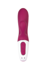 Вибратор Satisfyer Hot Bunny с функцией нагрева красный 17,5 см