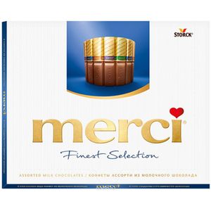 ШОКОЛАД MERCI МОЛОЧНЫЙ 250ГР
