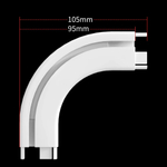 Ультратонкий алюминиевый карниз для штор, потолочный