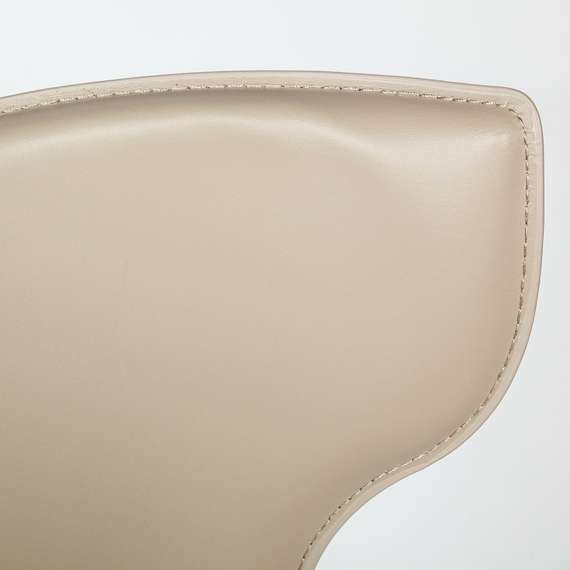 Стул полубарный Austin, кожа нуга