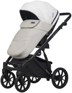 Детская коляска Riko Basic Montana X Ecco 2 в 1 32 White-Light Silver (белый-св.серый)