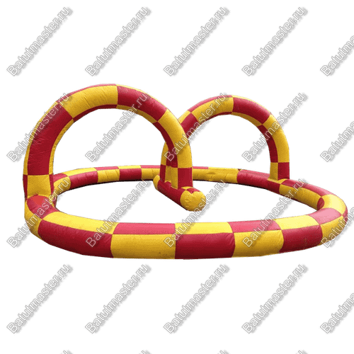 Надувная трасса "Овальная", 6*6*2 м