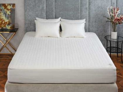 Наматрасник непромокаемый на резинке 160х200х40 German Grass Mattress Cotton Drysoft белый