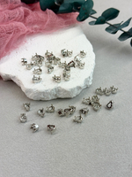 Оправа #4320 Drop 8*6 мм Серебро