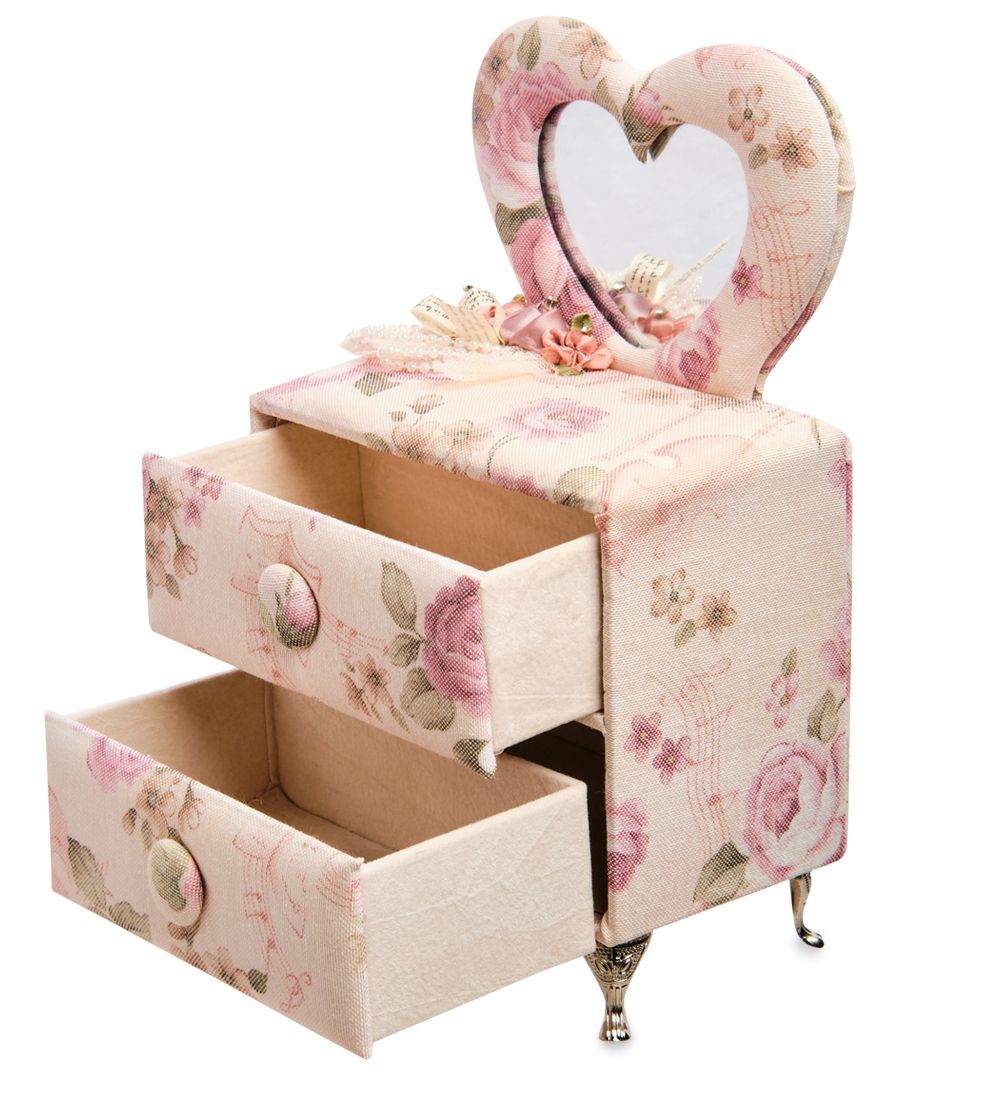 JL-67 Шкатулка для украшений «Комод с зеркалом»