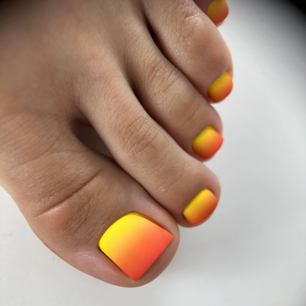 Crazy Manic Плёнки для ногтей для педикюра gradient p010