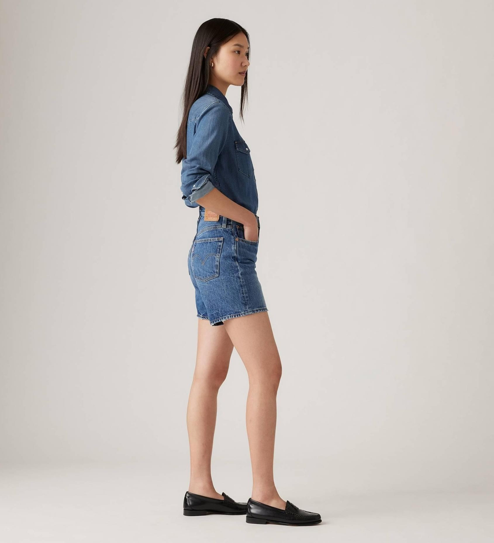 Шорты джинсовые женские LEVI'S 501  MID THIGH SHORT