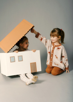 Кардиган вязаный (лошадки)