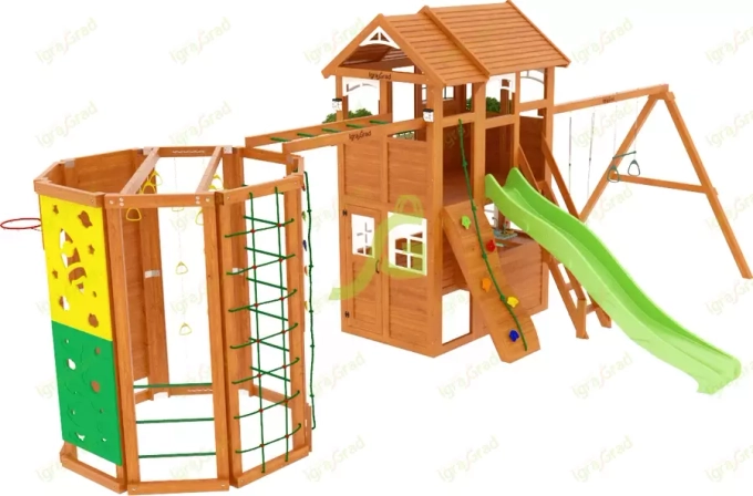 Детская площадка Клубный домик 2 с WorkOut Luxe