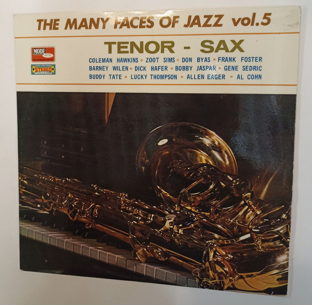 Винтажная виниловая пластинка LP Сборник Tenor Sax (France 1967)