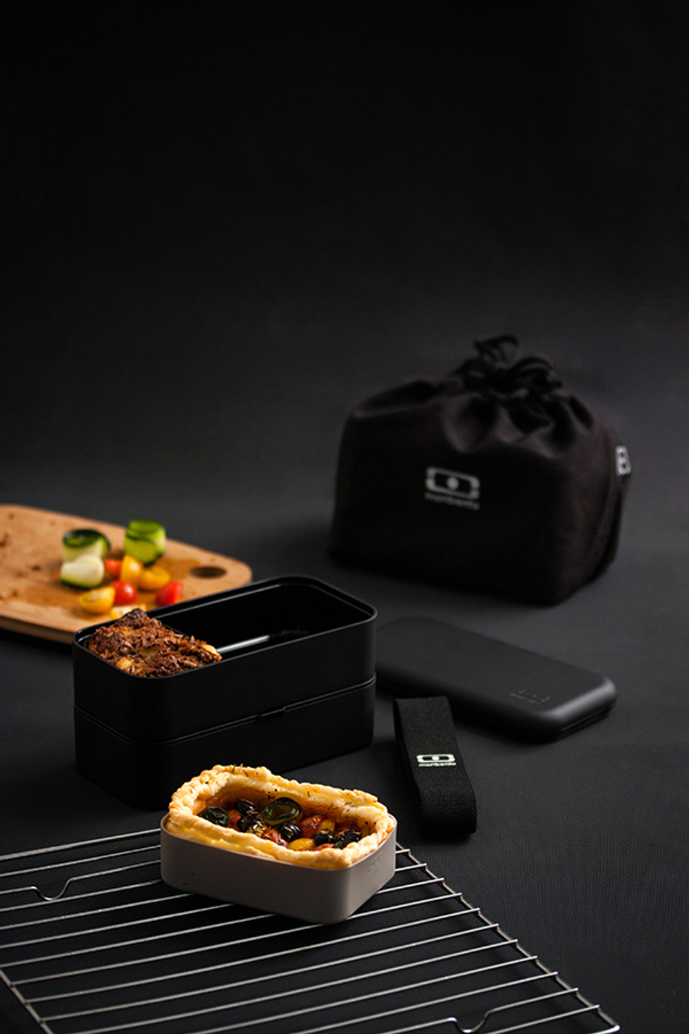 Форма для выпечки под ланч-бокс mb original серая+черная