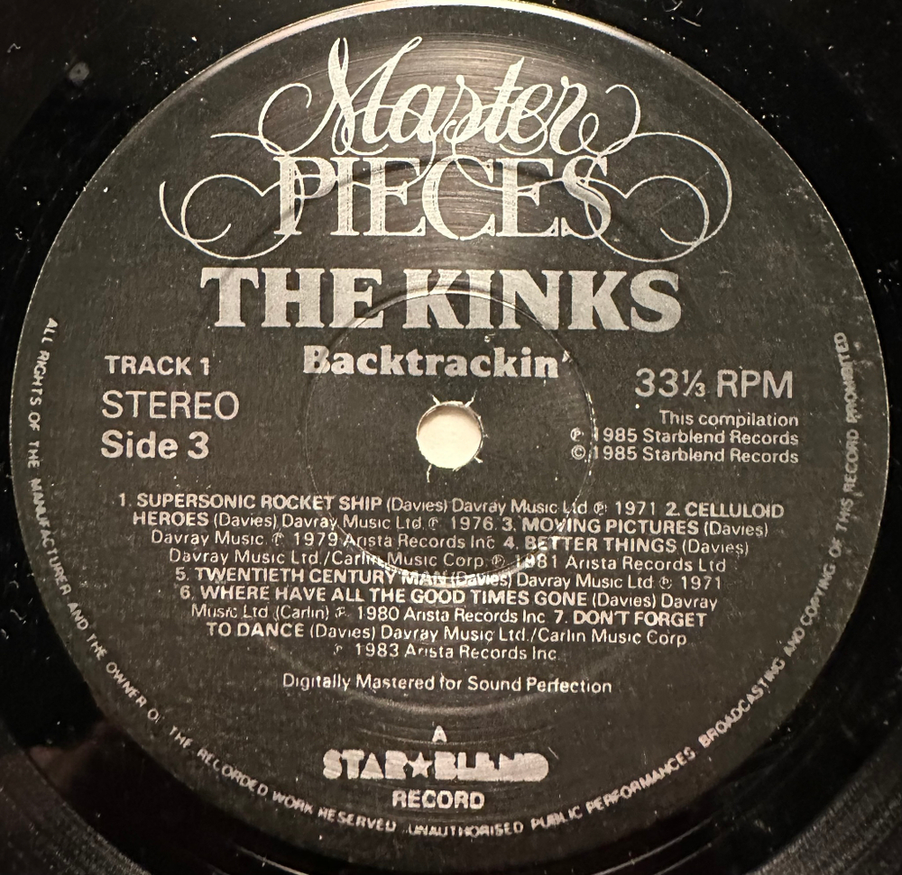 The Kinks - Backtrackin' 2LP (Англия 1985г.)