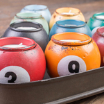 Подсвечники Бильярд, 31 см