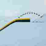 Надувная подушка «SkiAir» для экстрим-прыжков и фристайла, 16×9×2,6 м