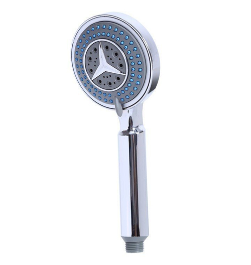 Лейка для душа 3 режима Мерседес белая